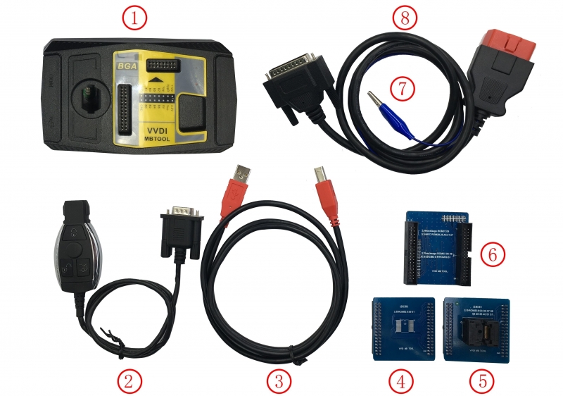 
			How to Use NEC adapter for VVDI MB BGA Tool		