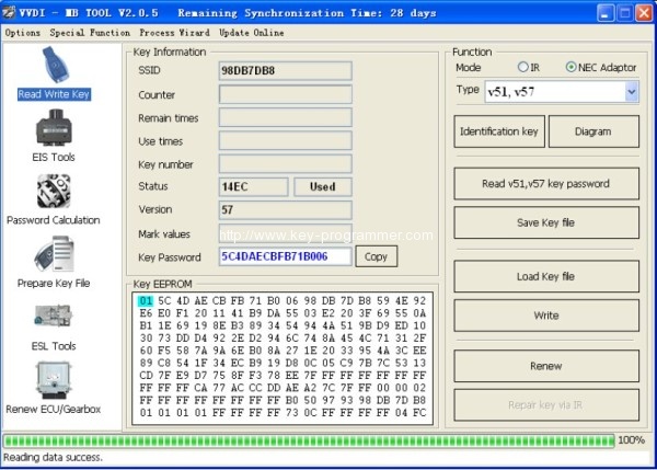 
			How to Use NEC adapter for VVDI MB BGA Tool		