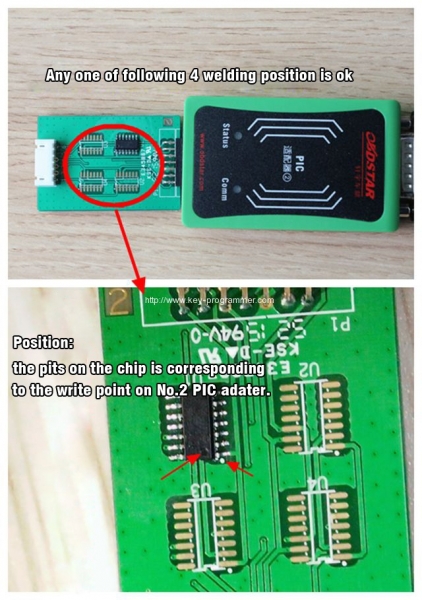 
			How to use OBDSTAR EEPROM PIC adapter with X100 pro		