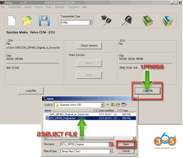 
			How to use Tango Key Programmer to sync Volvo CEM?		