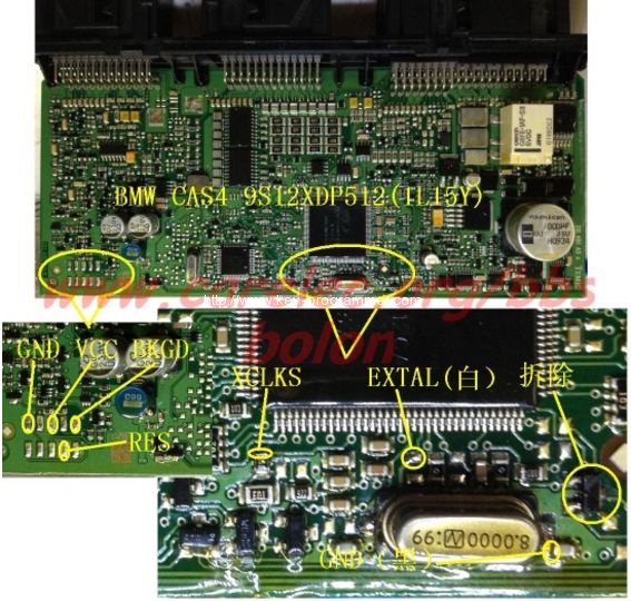 
			How to use TM100 key programmer for BMW CAS4 EWS4		