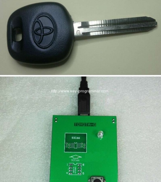 
			How to use Toyota 4D G chip key programmer		