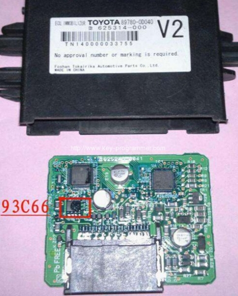 
			How to use Toyota 4D G chip key programmer		