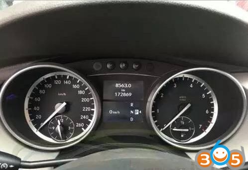 
			How to use VVDI MB Tool to Reset KM on Mercedes R300 2012		