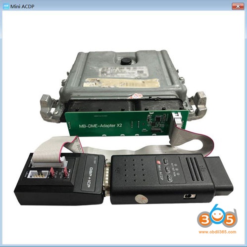
			How to use Yanhua MINI ACDP Mercedes BENZ  DME Clone		