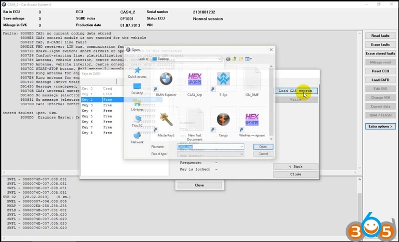 
			How to Write BMW CAS4 Key with BMW Explorer by Dump		