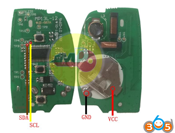 
			JMD Handy Baby 2 Remote Key Renew Wiring Diagram		