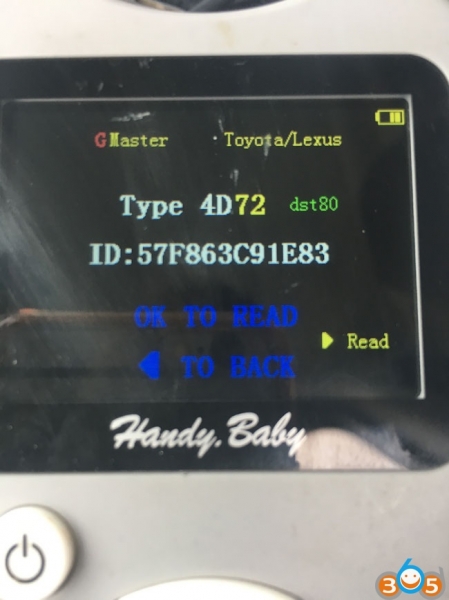 
			JMD Handy Baby Copy Toyota 72 G Key Error Solution		