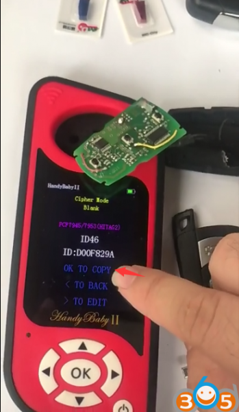 
			JMD Handy Baby II Unlock BMW PCF7945 Smart Key		