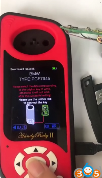 
			JMD Handy Baby II Unlock BMW PCF7945 Smart Key		