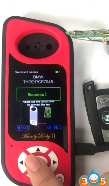 
			JMD Handy Baby II Unlock BMW PCF7945 Smart Key		