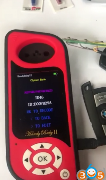 
			JMD Handy Baby II Unlock BMW PCF7945 Smart Key		