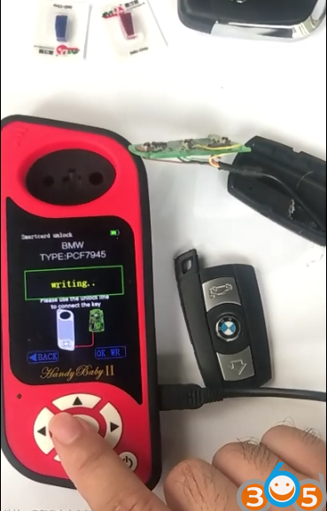 
			JMD Handy Baby II Unlock BMW PCF7945 Smart Key		