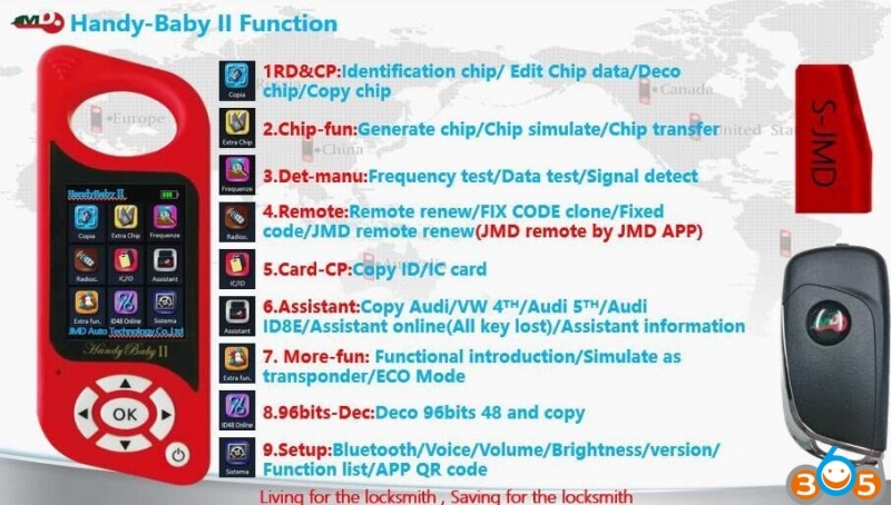 
			JMD Handy Baby II vs. Handy Baby Key Copy Machine		