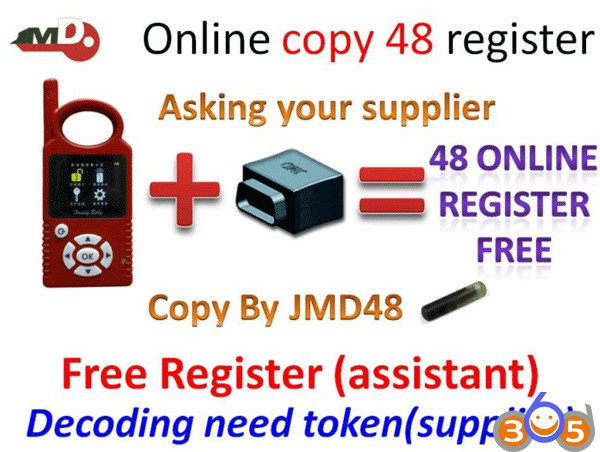 
			JMD, Keydiy, VVDI, Keyline ID48 96 bit Cloning and Token Issue		