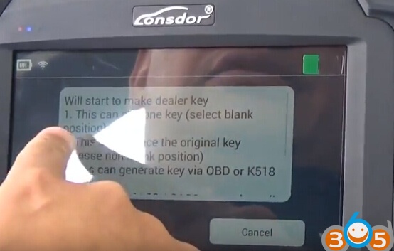 
			Lonsdor K518ISE Program BMW 528i CAS2 Remote Key by OBD		