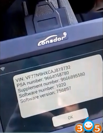 
			Lonsdor K518ISE Program Citroen Beringo 2012 Key by OBD		