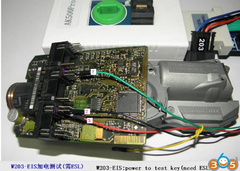 
			Mercedes EIS 908, 912, 9S12  series Wiring Connection		