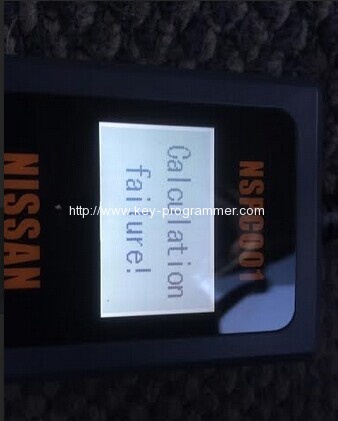 
			Nissan NSPC001 Pin Code Reader “Calculation Failure”		