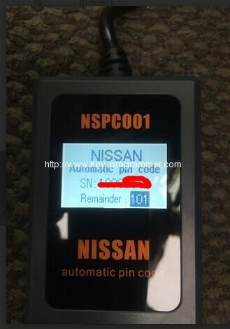 
			Nissan NSPC001 Pin Code Reader “Calculation Failure”		