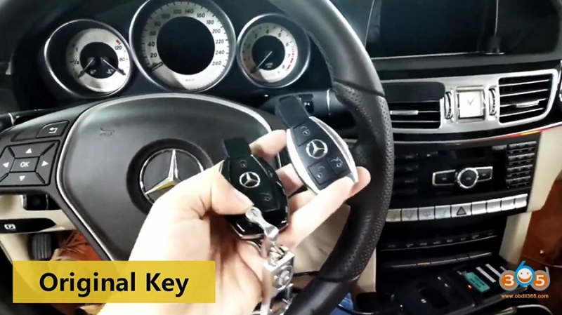 
			OBD add Mercedes Benz Infrared Key by Xtool KC501 + X100 Pad3		