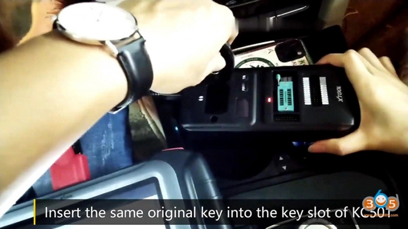 
			OBD add Mercedes Benz Infrared Key by Xtool KC501 + X100 Pad3		
