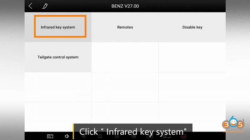 
			OBD add Mercedes Benz Infrared Key by Xtool KC501 + X100 Pad3		