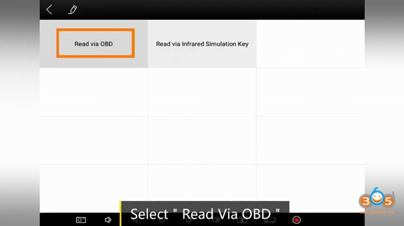 
			OBD add Mercedes Benz Infrared Key by Xtool KC501 + X100 Pad3		