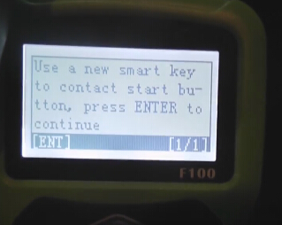 
			OBDSTAR F100 F-100 program key lost for Mazda 6 2013		