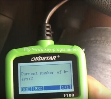 
			OBDSTAR F100 Program Key for Ford Fiesta 2013		