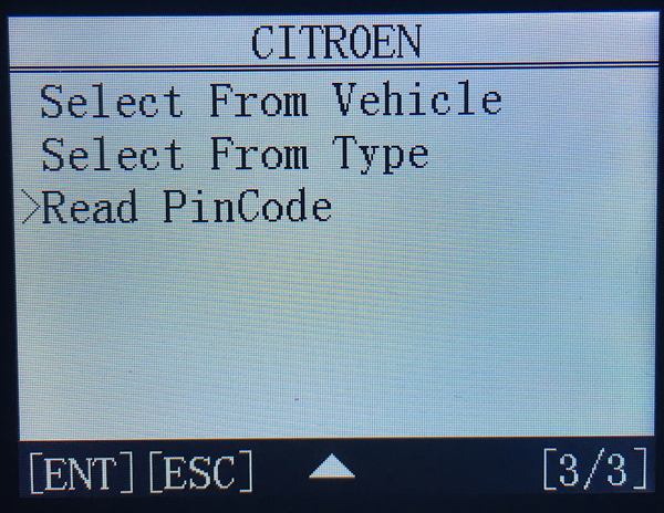 
			OBDSTAR H108 Read Citroen C4 Picasso Pin Code Success		