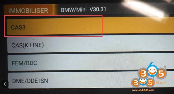 
			OBDSTAR Updated BMW CAS3/CAS3+ via OBD		