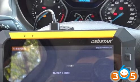 
			OBDSTAR X300 DP Change Mileage on Ford Focus 2012		