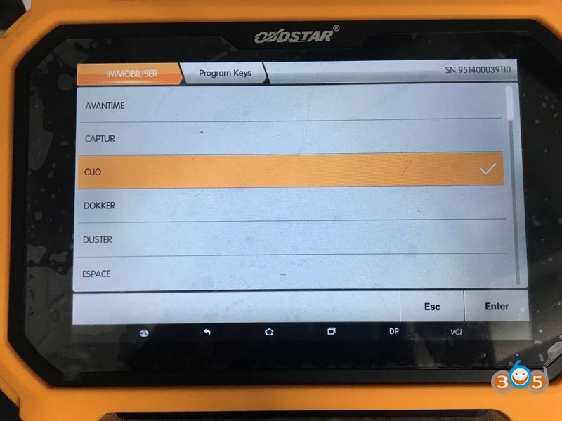 
			OBDSTAR X300 DP Plus Program Clio IV 2018 All Key Lost Perfectly		