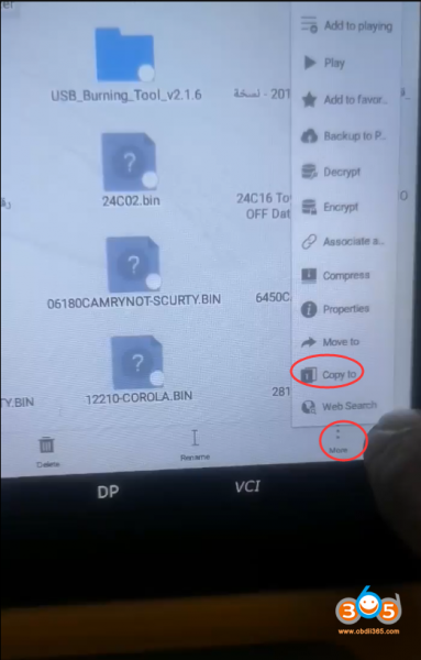 
			OBDSTAR X300 DP Plus Recover Toyota IMMO ECU Data Guide		