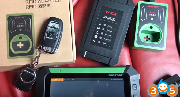 
			OBDSTAR X300 DP Program Audi Q5 2011 Smart Remote Key by OBD		