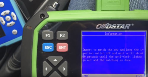 
			OBDSTAR X300 Pro3 program Toyota H chip remote key		