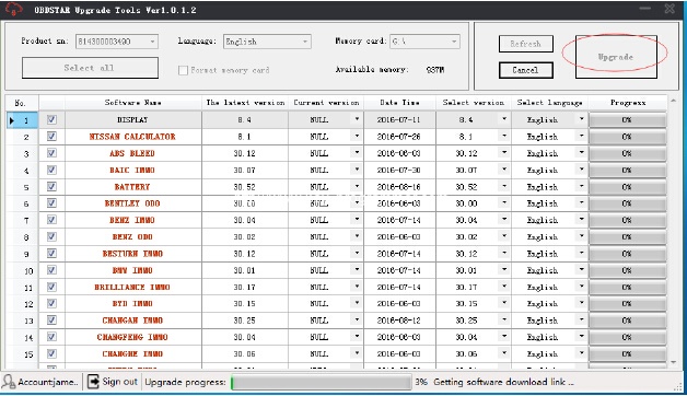 
			Original OBDSTAR Tools One Click Update Guide		