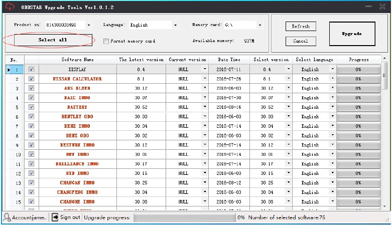 
			Original OBDSTAR Tools One Click Update Guide		