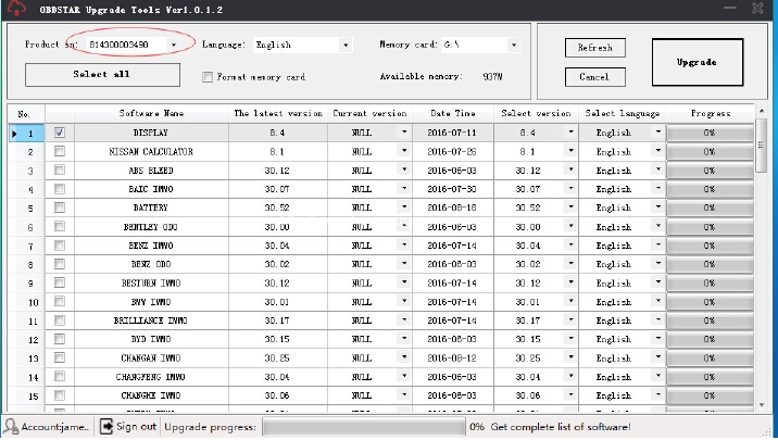 
			Original OBDSTAR Tools One Click Update Guide		