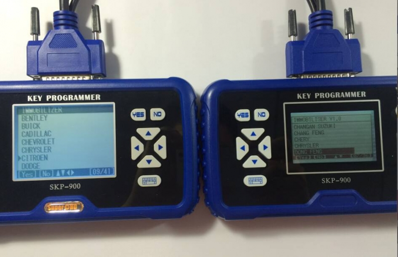 
			Original SuperOBD SKP900 vs. clone SKP900 key programmer		