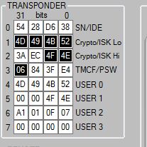 
			Precode PCF7947 for Laguna 2 button key card with Zed Bull		