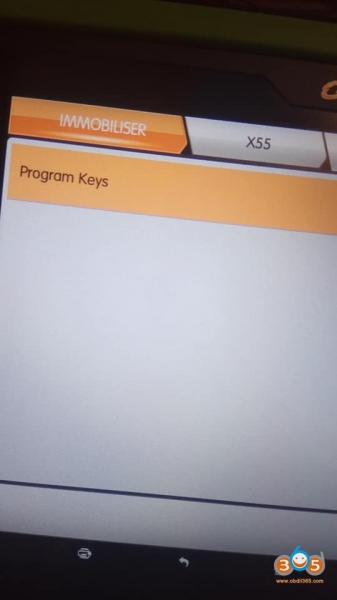 
			Program Baic x55 Key with OBDSTAR X300 DP Plus		