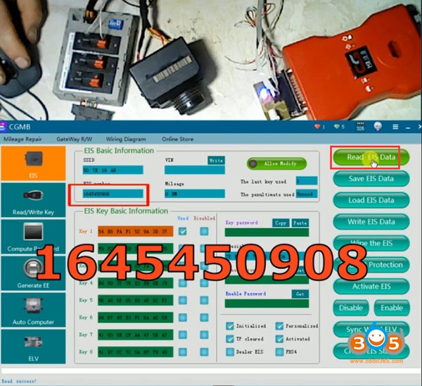 
			Program Benz old W164 All Keys Lost with CGDI MB and AC Adapter		