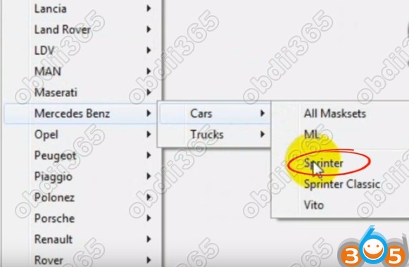 
			Program Benz Sprinter 2002-2005 Key with VVDI Prog and Tango		