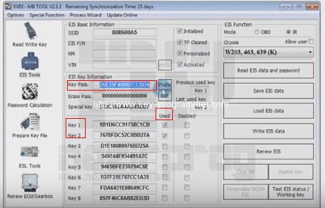 
			Program Benz W203 All Keys Lost by VVDI MB BGA		