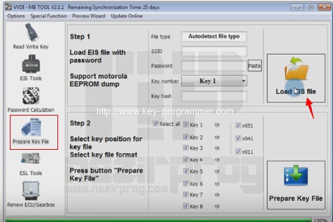 
			Program Benz W203 All Keys Lost by VVDI MB BGA		