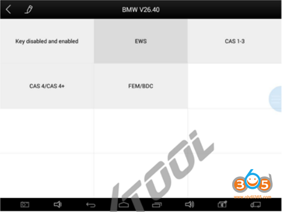 
			Program BMW EWS2 EWS3 EWS4 Key with Xtool X100 PAD2		