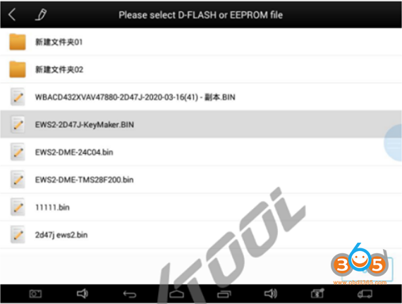 
			Program BMW EWS2 EWS3 EWS4 Key with Xtool X100 PAD2		