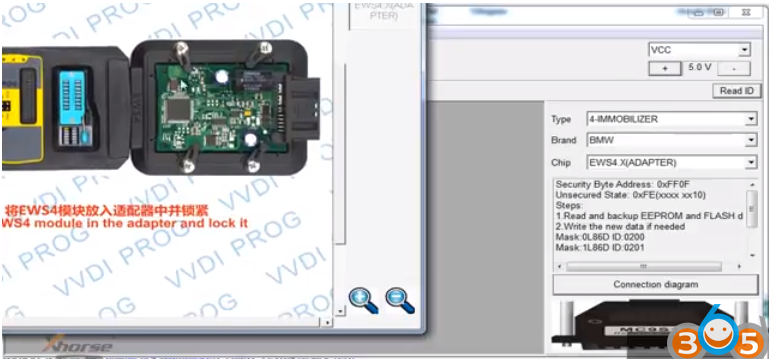 
			Program BMW X3 EWS4 Transponder with VVDI Prog & VVDI2		